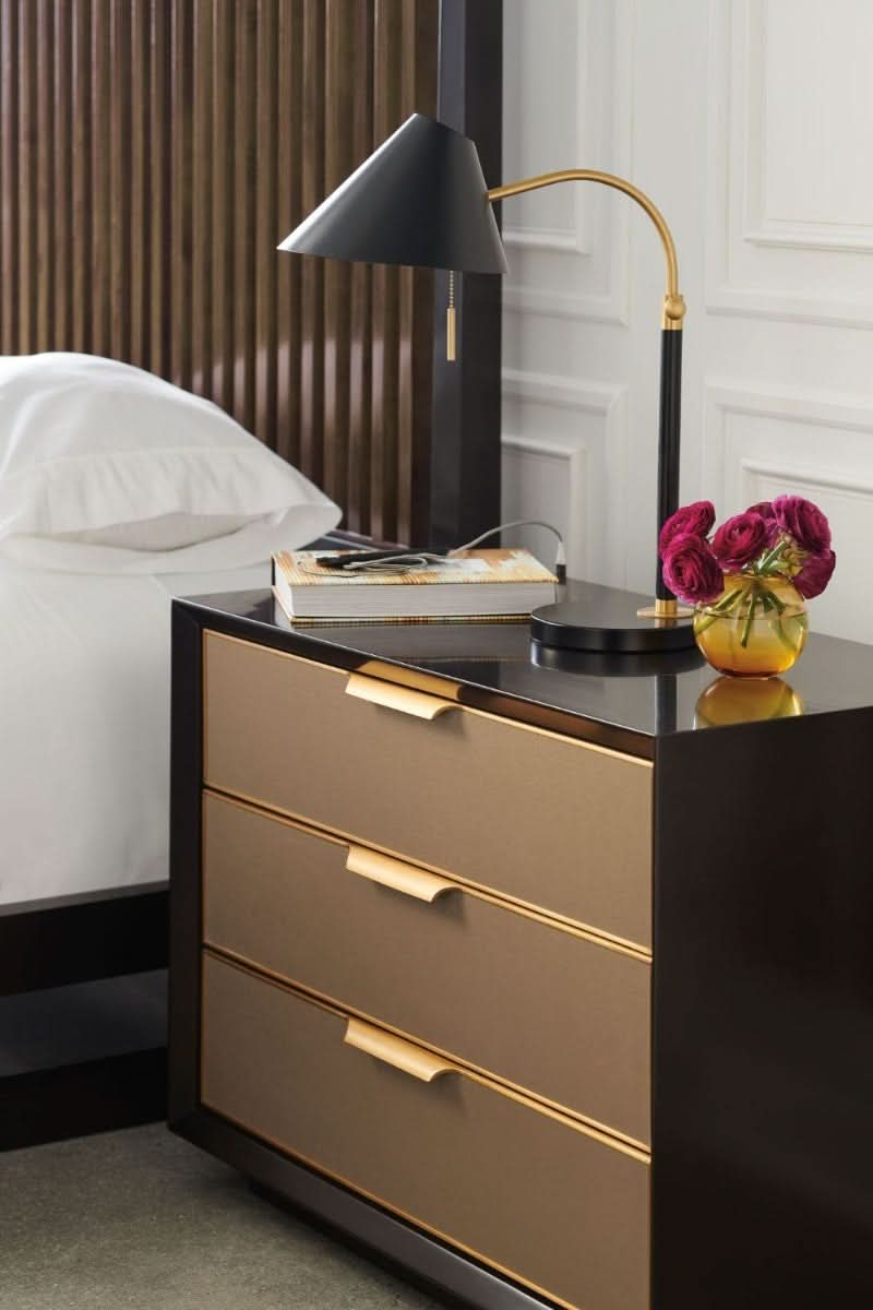 Caracole Triple Wrap Bedside Table   Nicholas John Interiors