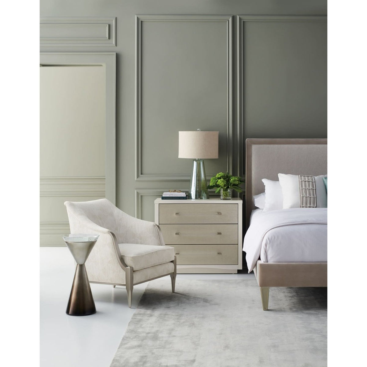 Caracole A Clear Touch Bedside Table