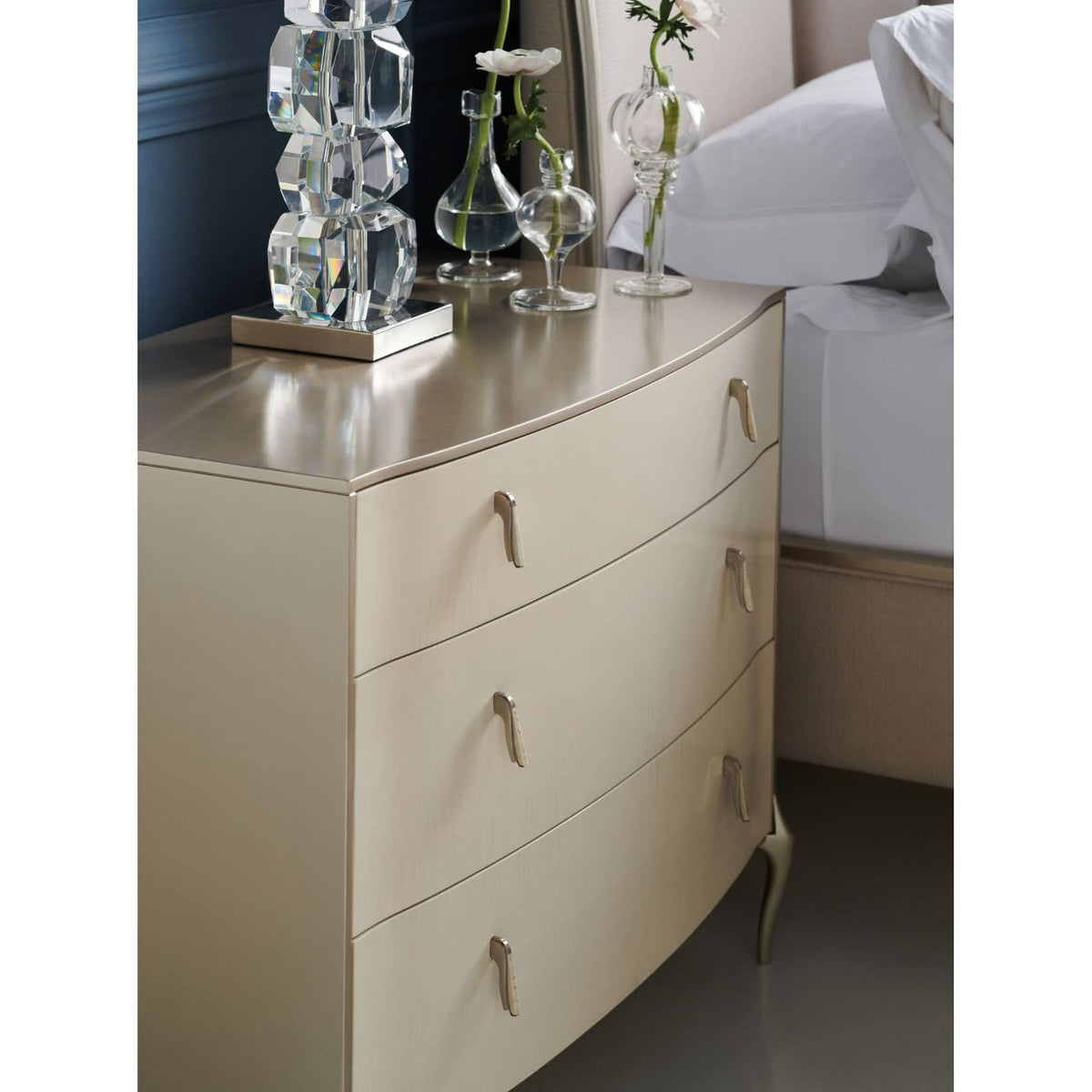 Caracole Good Impression Bedside Table   Nicholas John Interiors