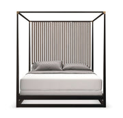 Caracole Pinstripe US King Size Bed   Nicholas John Interiors