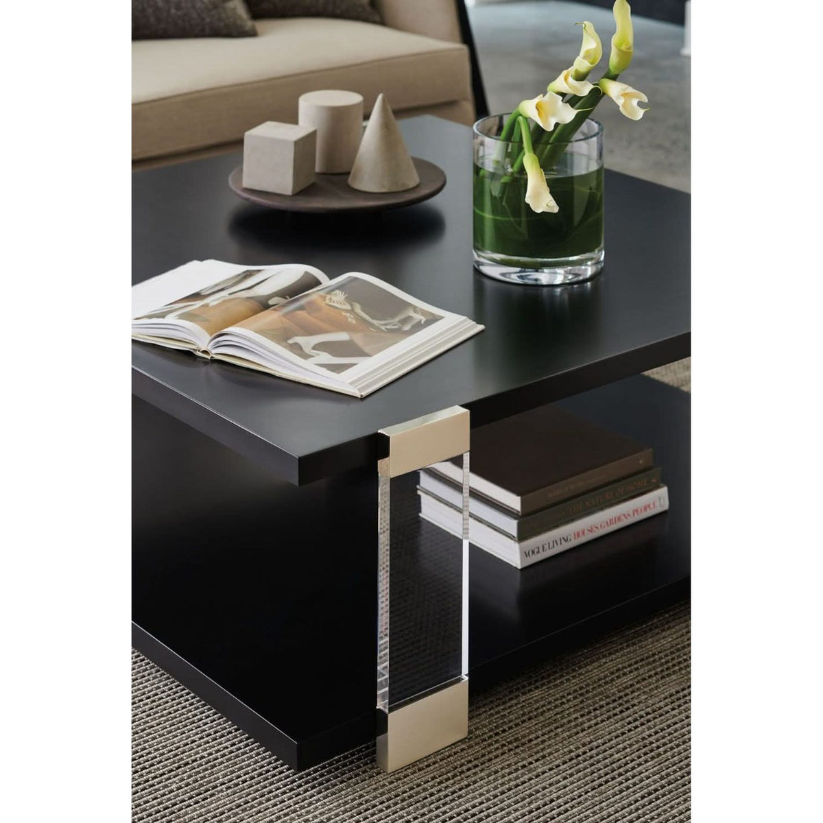 Caracole I'll Take the Corner Table Coffee Table   Nicholas John Interiors