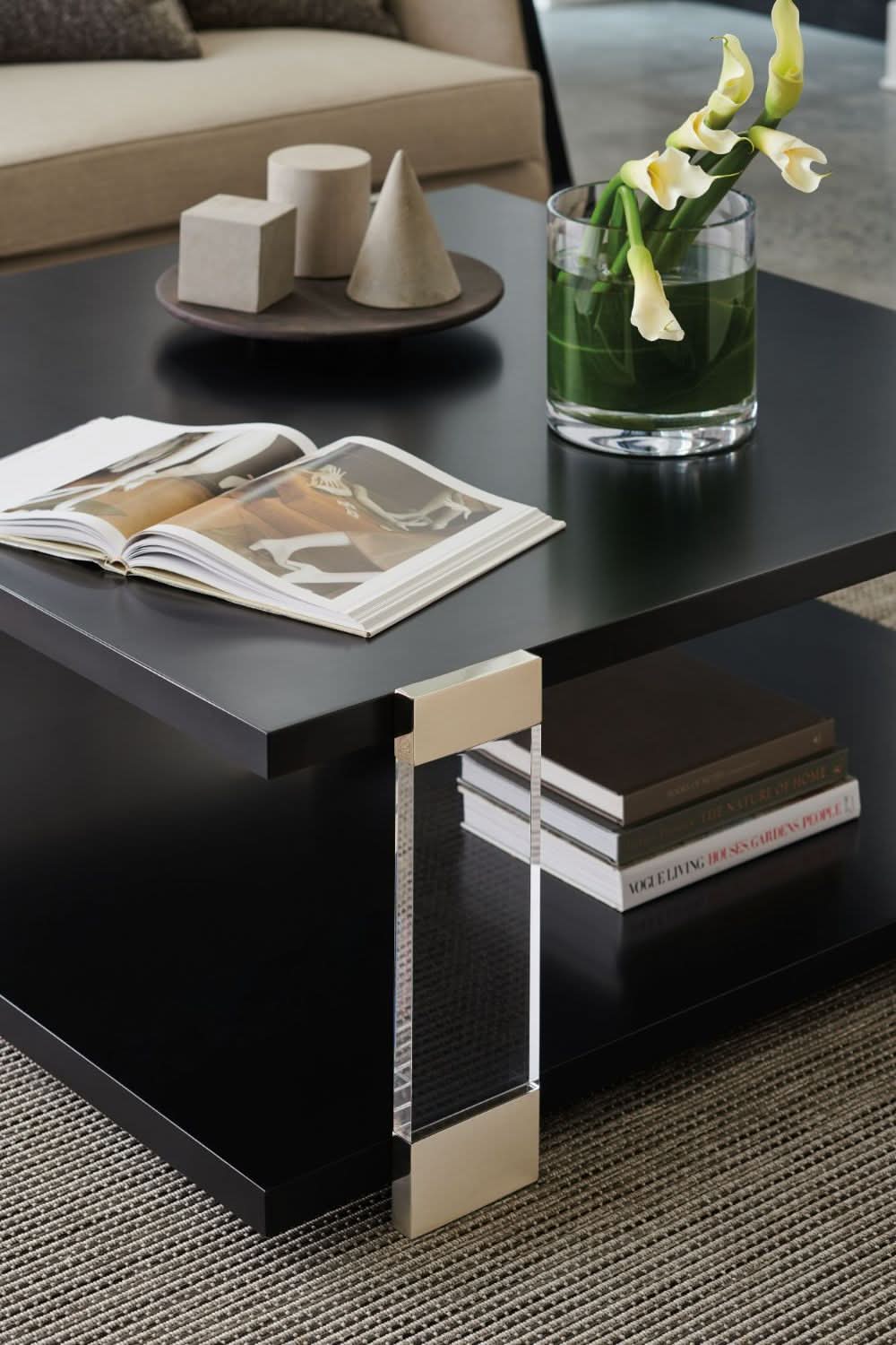 Caracole I'll Take the Corner Table Coffee Table   Nicholas John Interiors