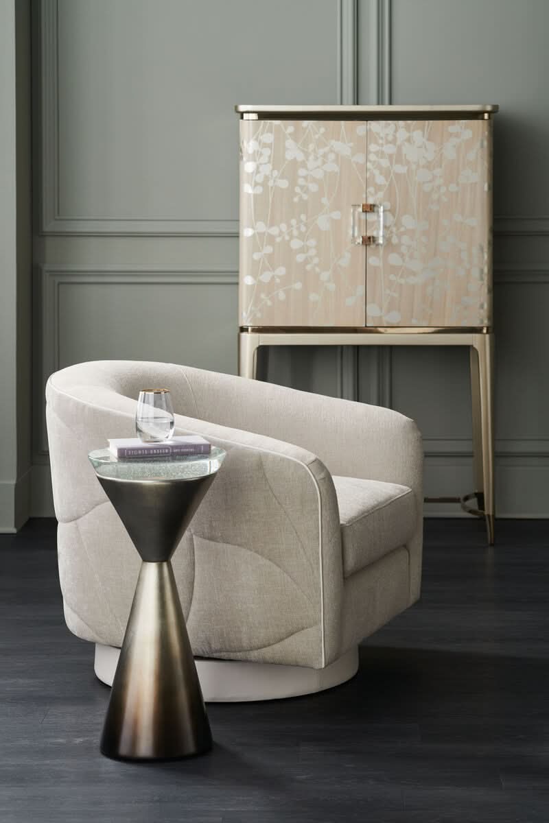 Caracole Spy Glass Side Table   Nicholas John Interiors