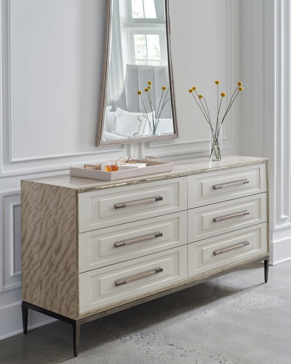 Caracole Impressive Bedroom Dresser   Nicholas John Interiors