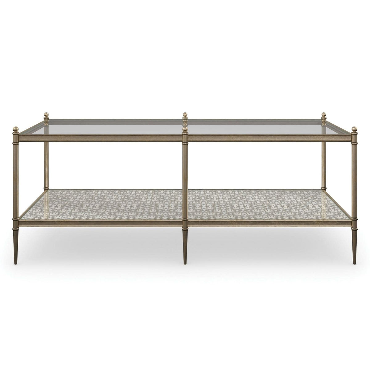 Caracole Perfectable Coffee Table Gold   Nicholas John Interiors