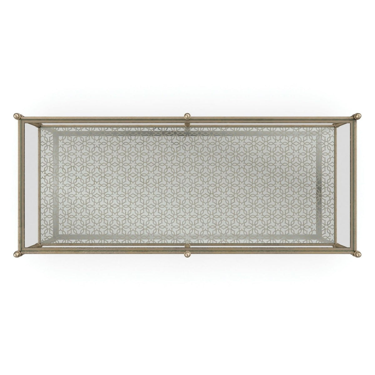Caracole Perfectable Coffee Table Gold   Nicholas John Interiors