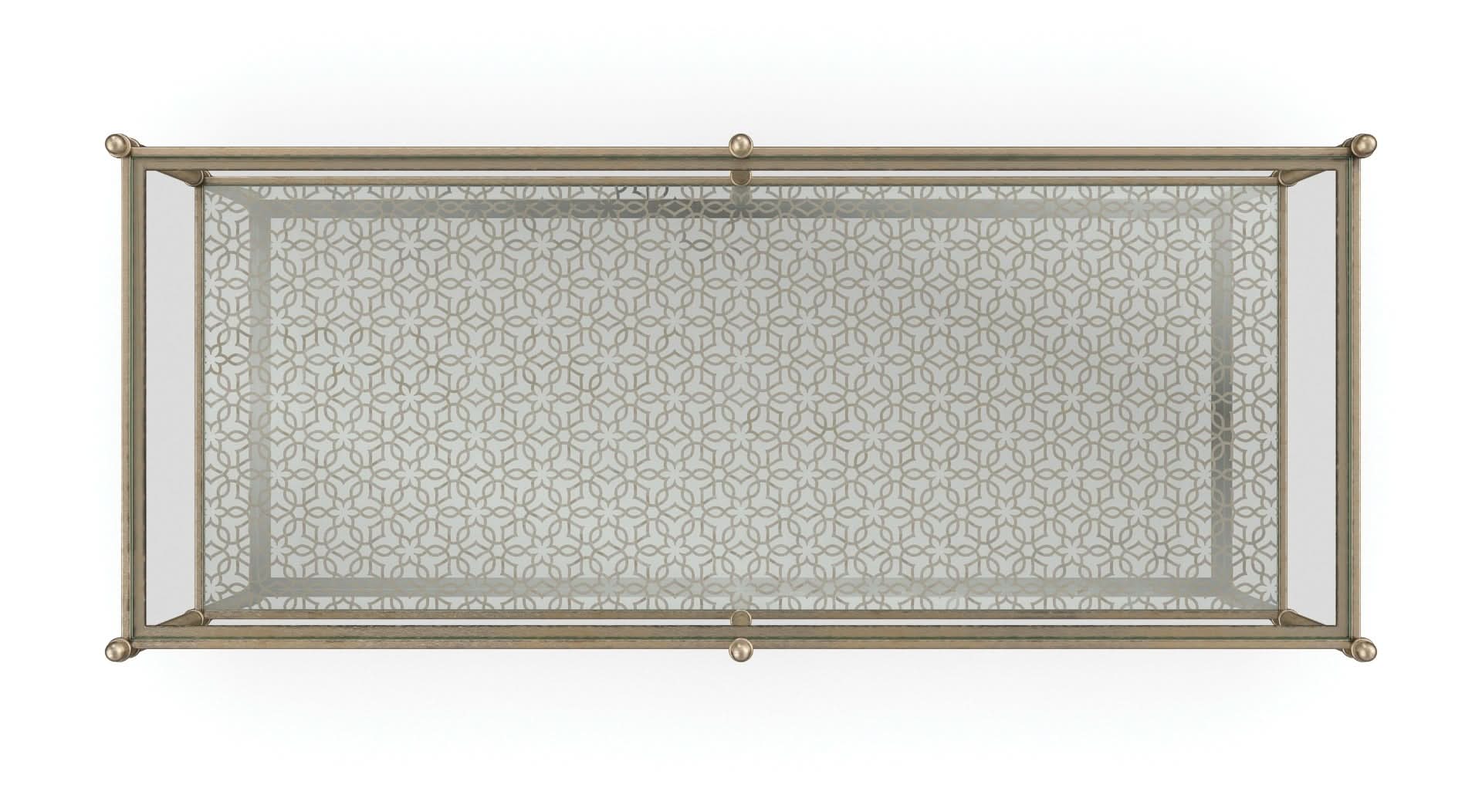 Caracole Perfectable Coffee Table Gold   Nicholas John Interiors