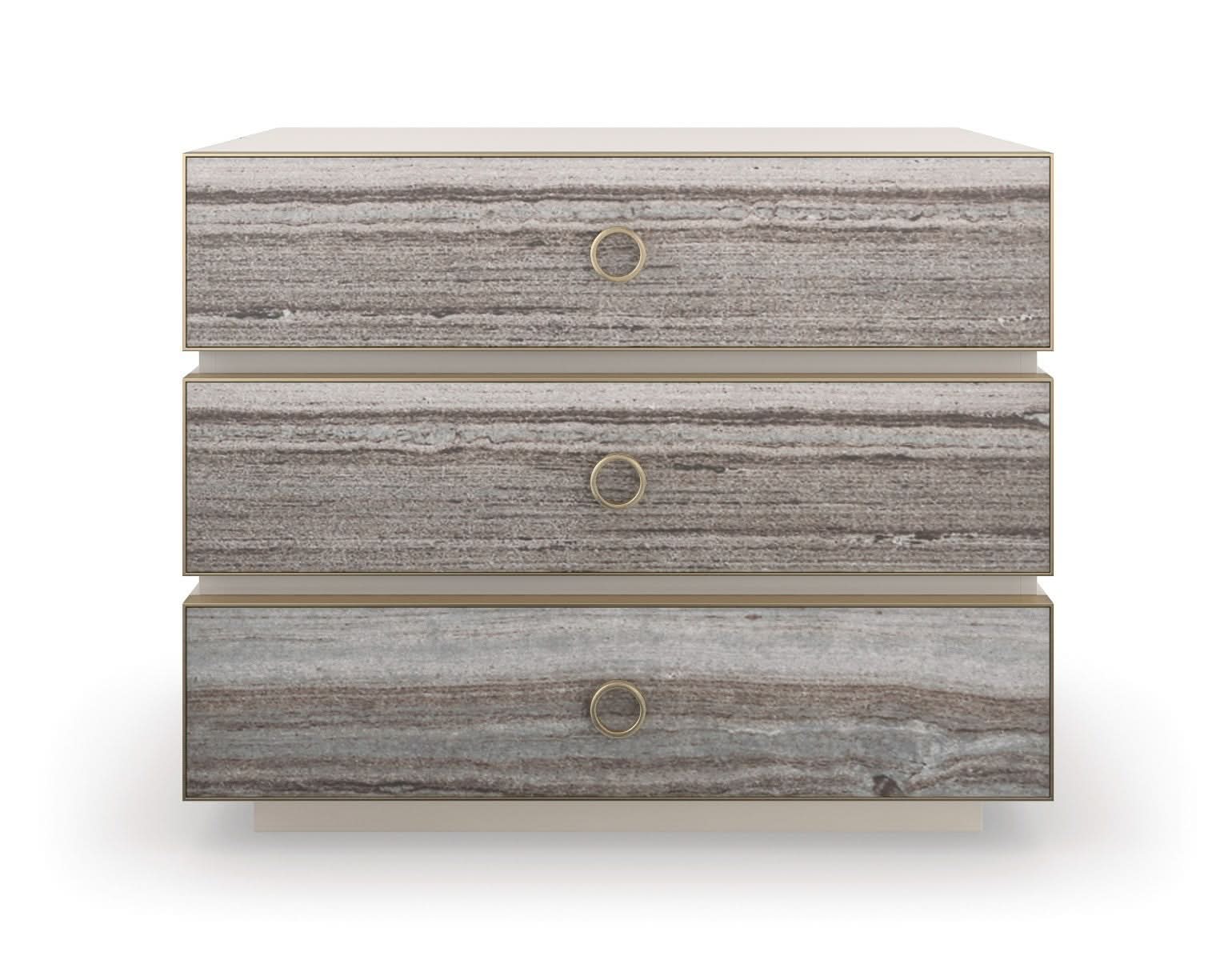 Caracole Bedrock Bedside Table   Nicholas John Interiors