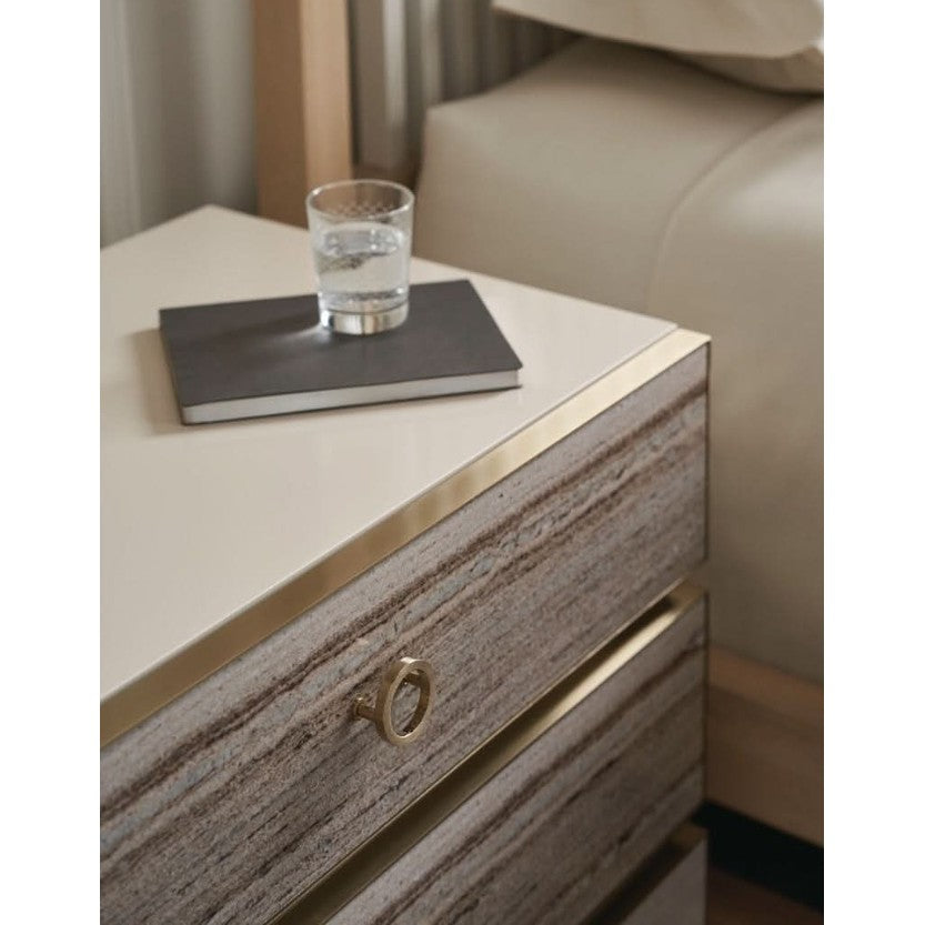 Caracole Bedrock Bedside Table   Nicholas John Interiors