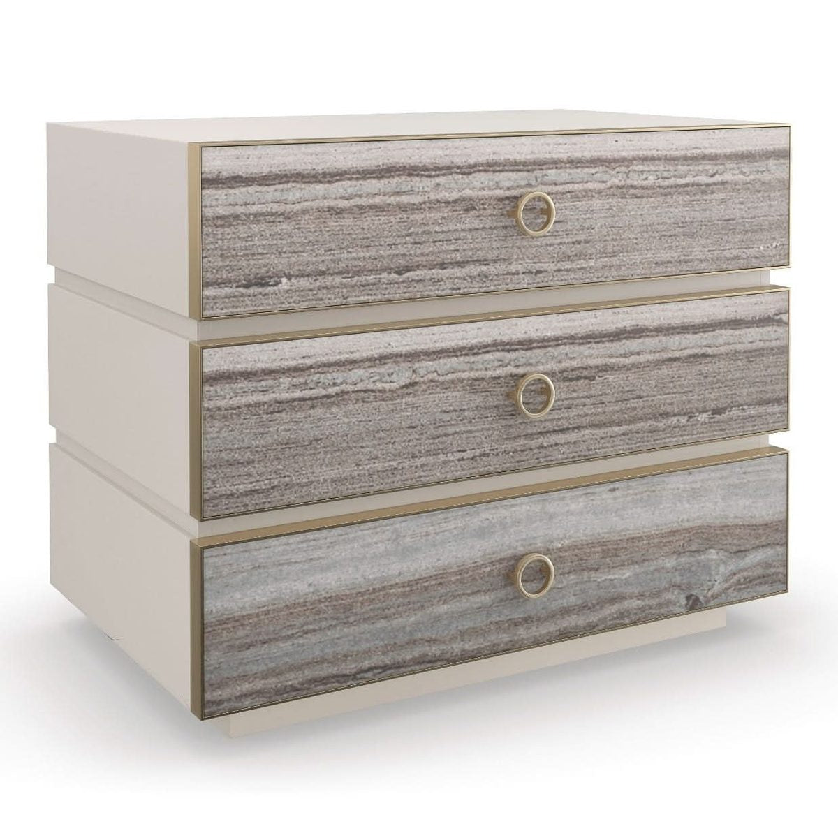 Caracole Bedrock Bedside Table   Nicholas John Interiors
