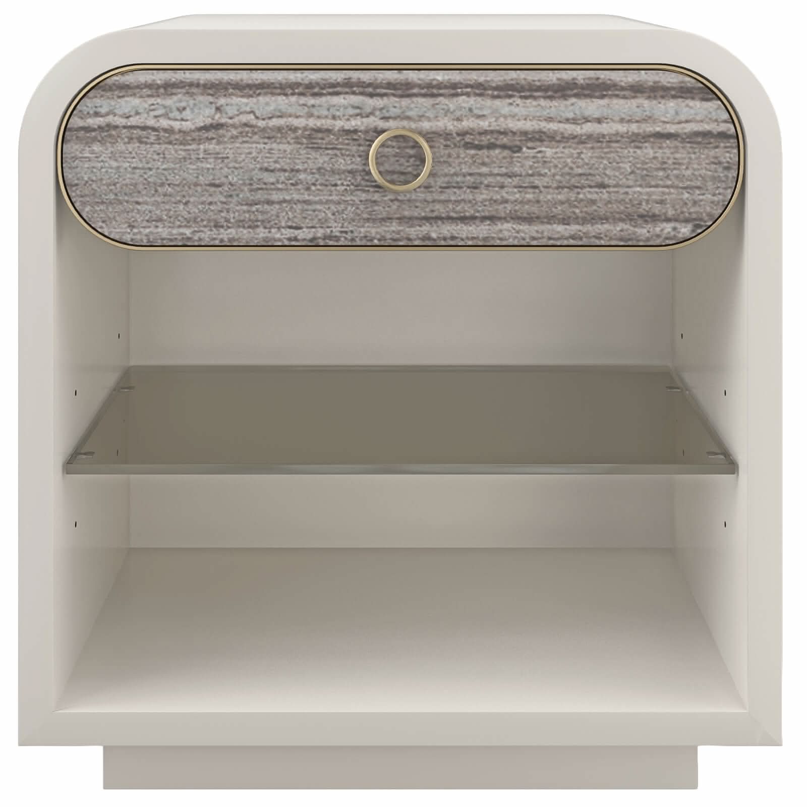 Caracole Quarry Bedside Table   Nicholas John Interiors