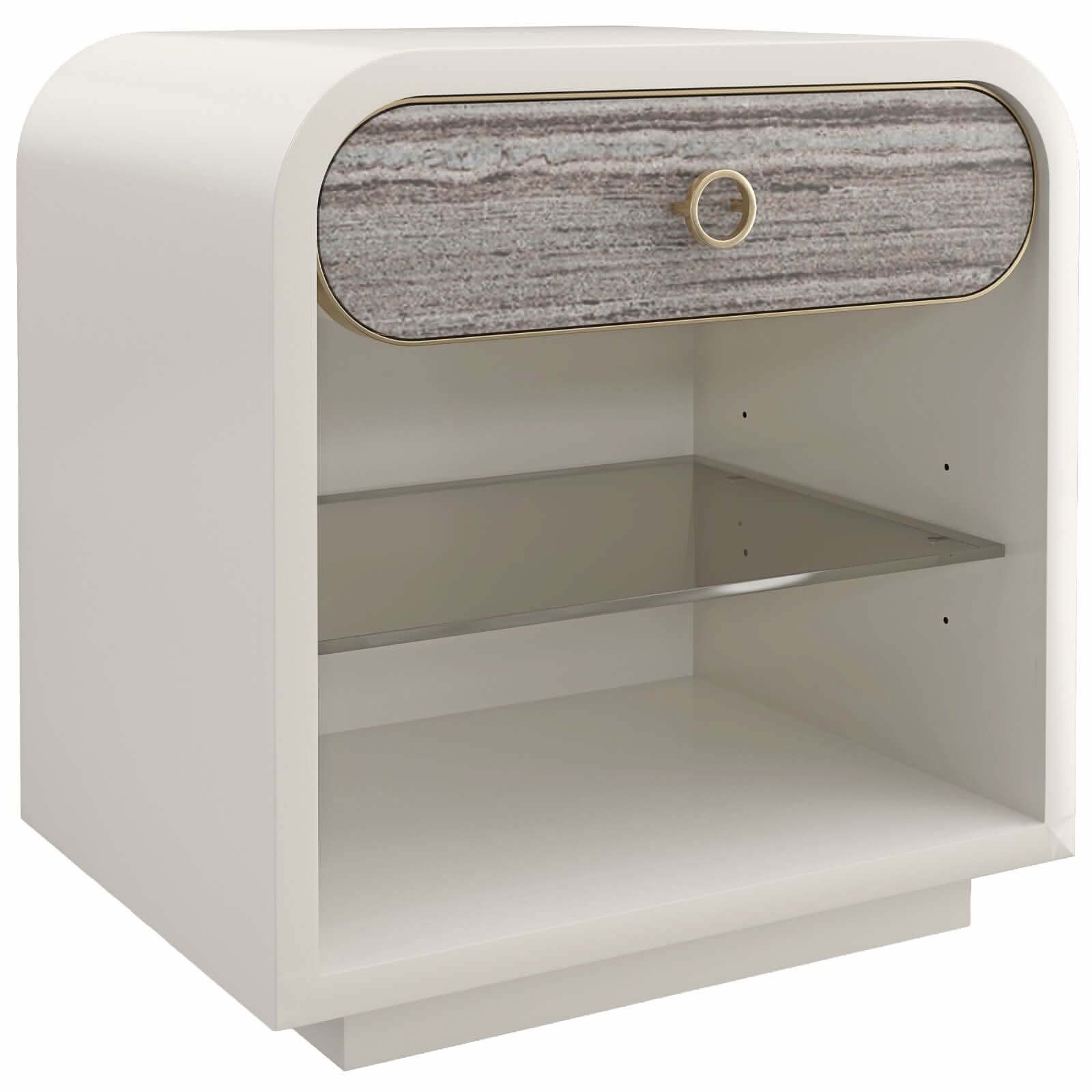 Caracole Quarry Bedside Table   Nicholas John Interiors