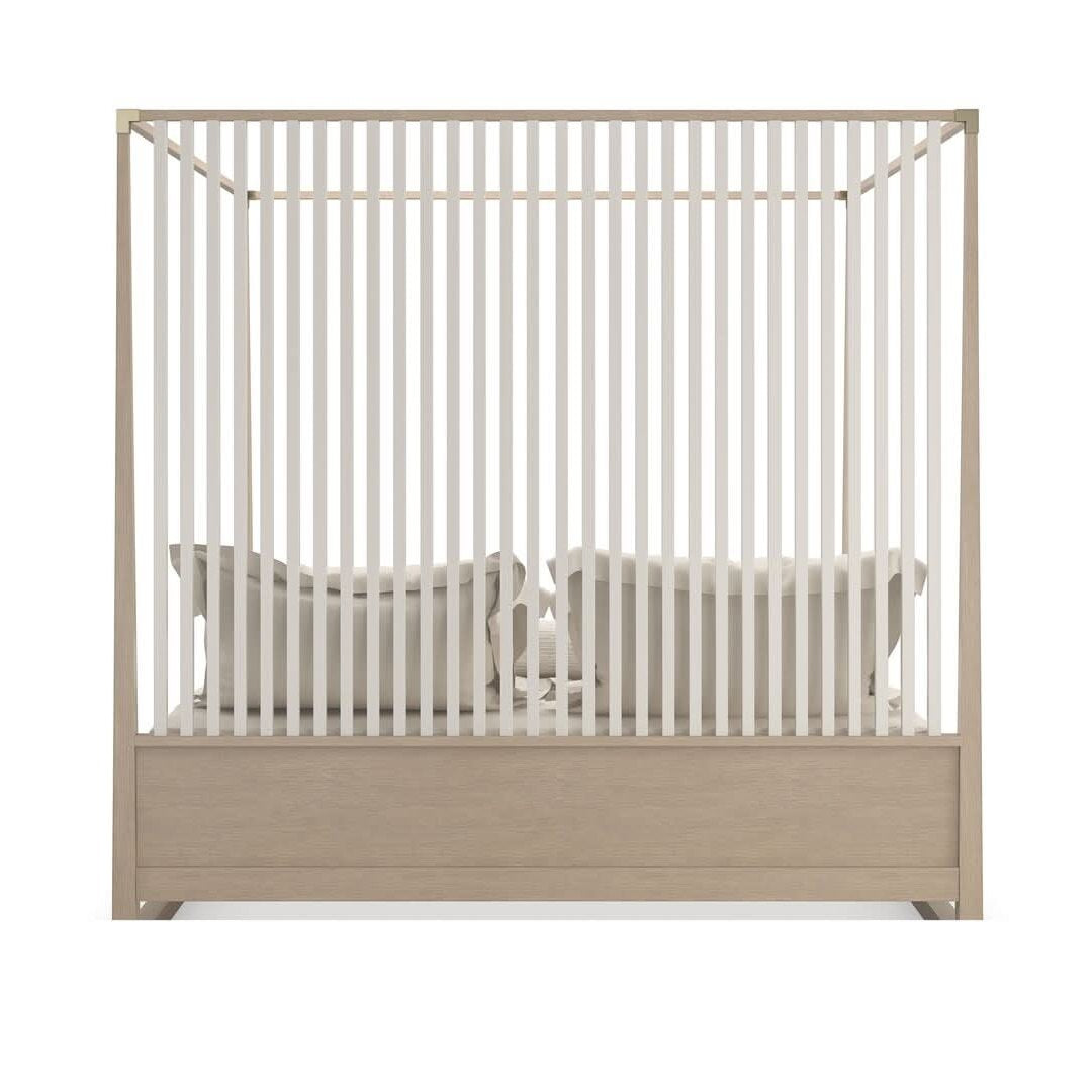 Caracole Pinstripe Light US Queen Size Divan Bed Set   Nicholas John Interiors