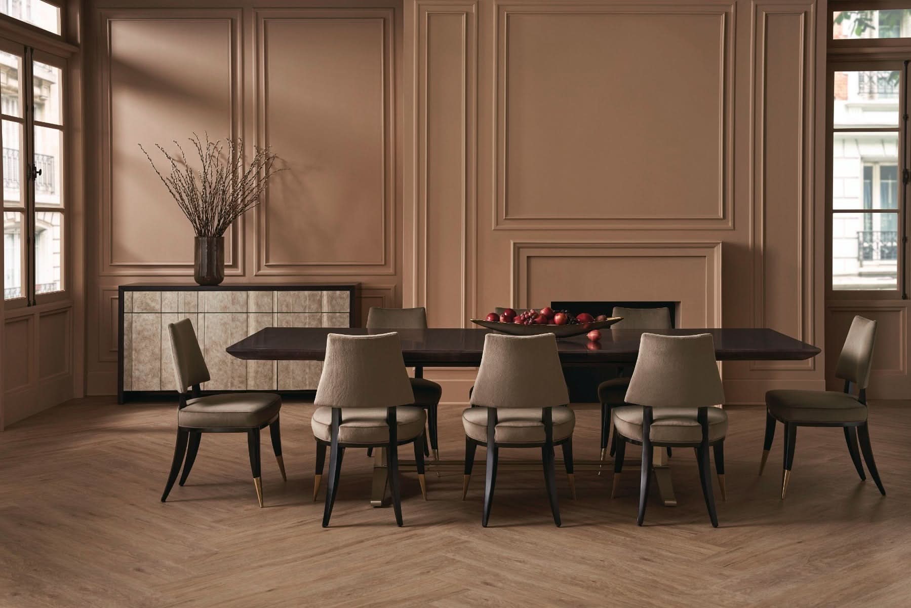 Caracole D'Orsay Extending Dining Table - 223-284cm   Nicholas John Interiors
