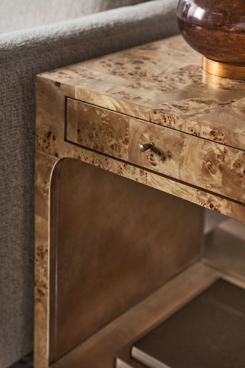 Caracole Burlesque End Table   Nicholas John Interiors