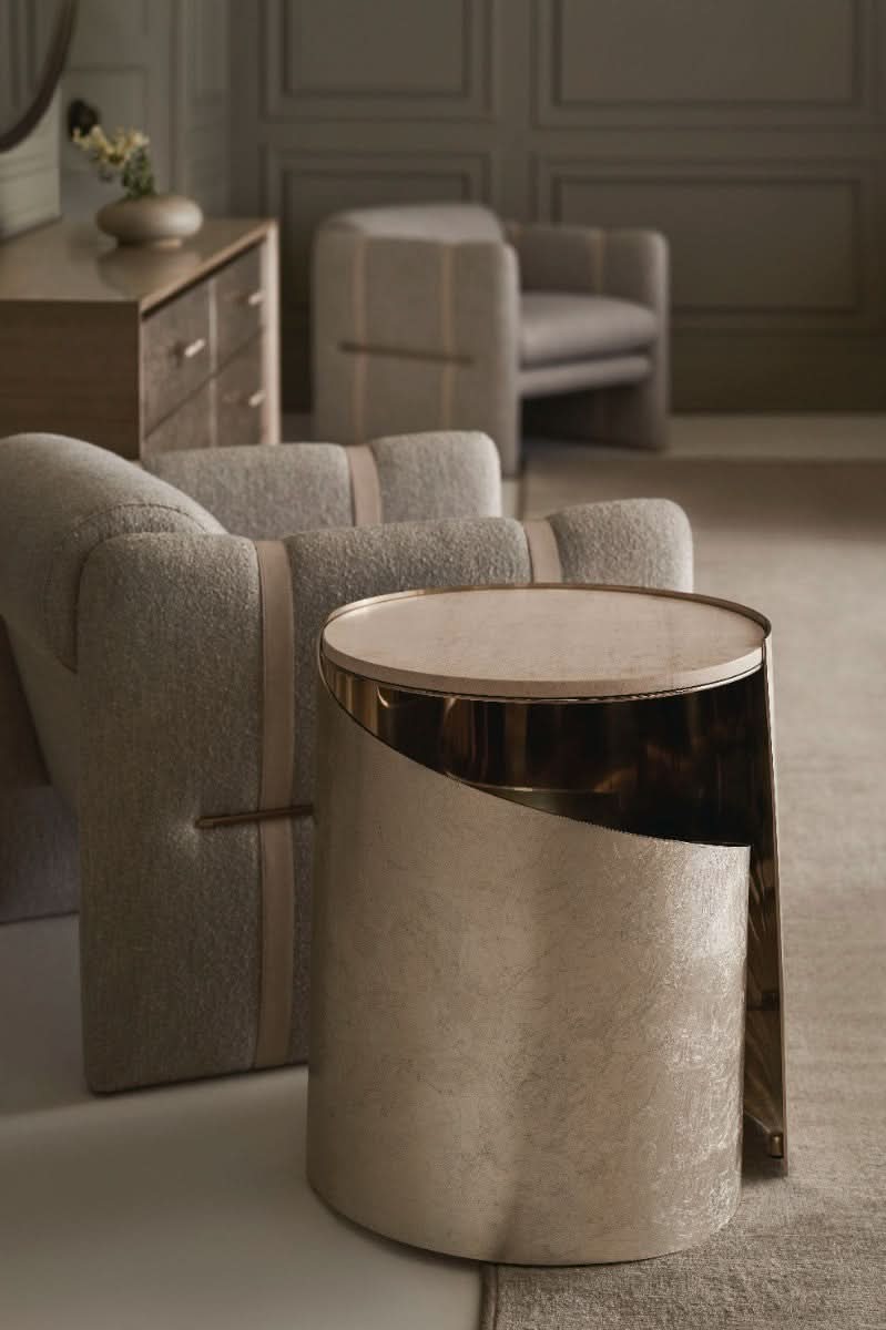 Caracole Nautilus Side Table   Nicholas John Interiors