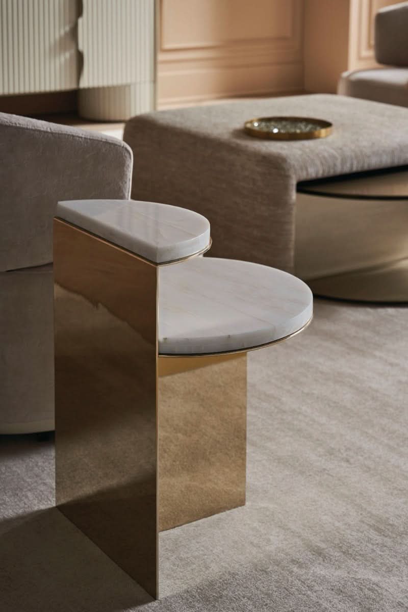 Caracole Touche Light Side Table   Nicholas John Interiors