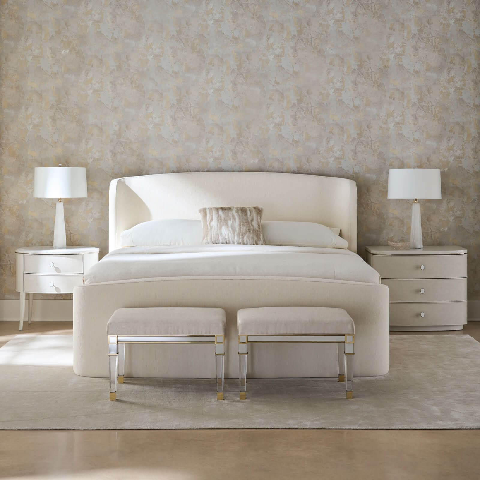 Caracole Bruges Bedside Table   Nicholas John Interiors