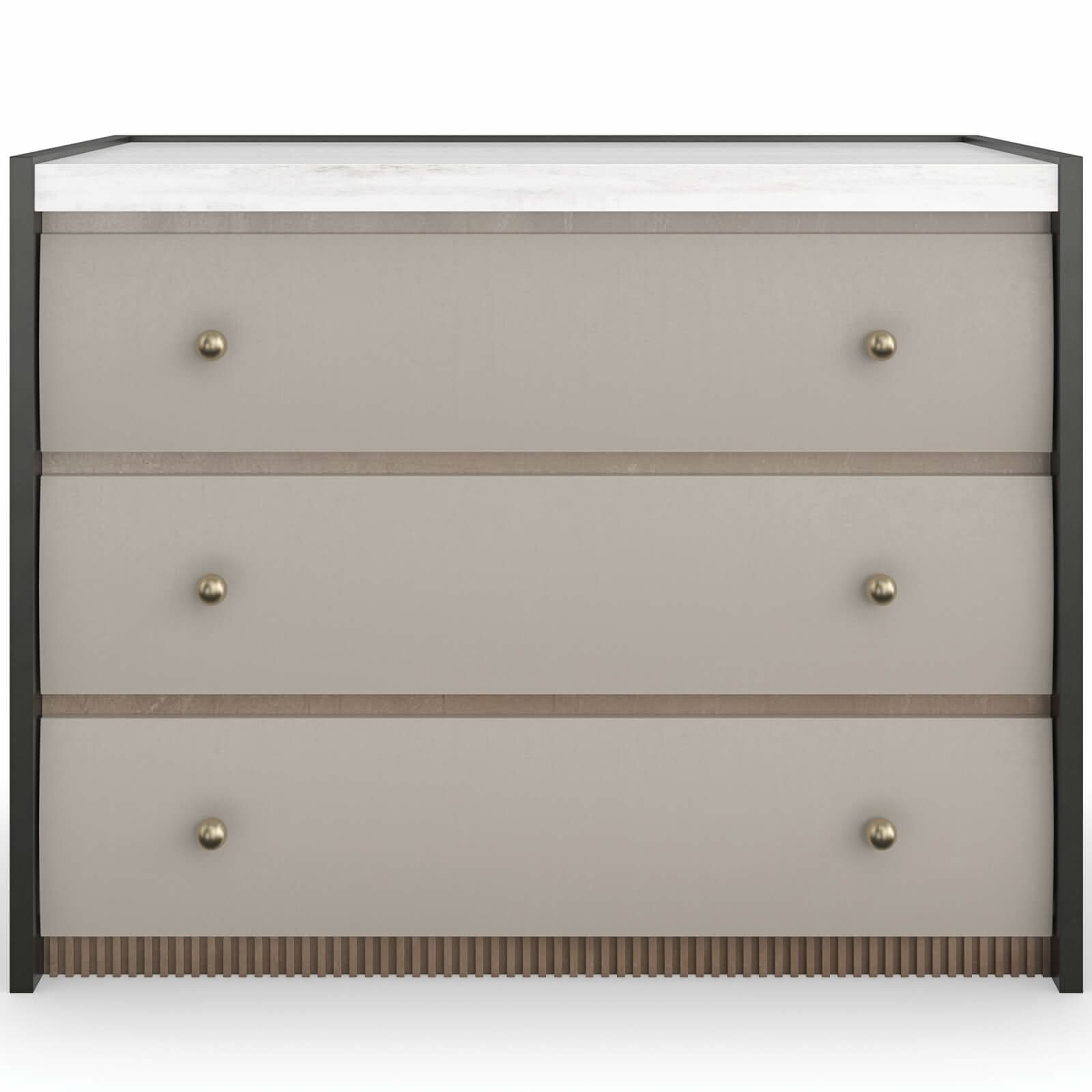 Caracole Avignon Bronze Bedside Table   Nicholas John Interiors