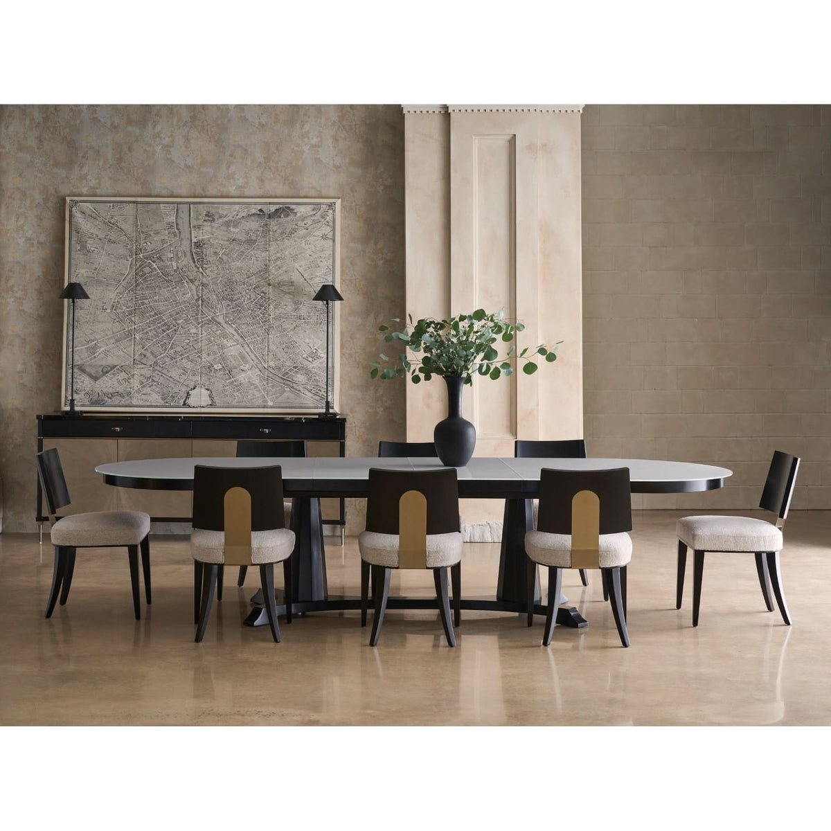 Caracole Bordeaux Extending Dining Table - 228-330cm   Nicholas John Interiors