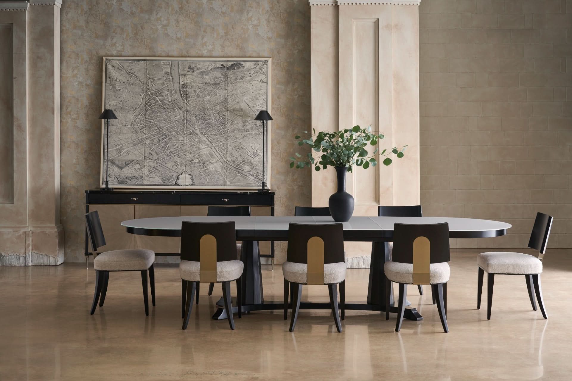 Caracole Bordeaux Extending Dining Table - 228-330cm   Nicholas John Interiors