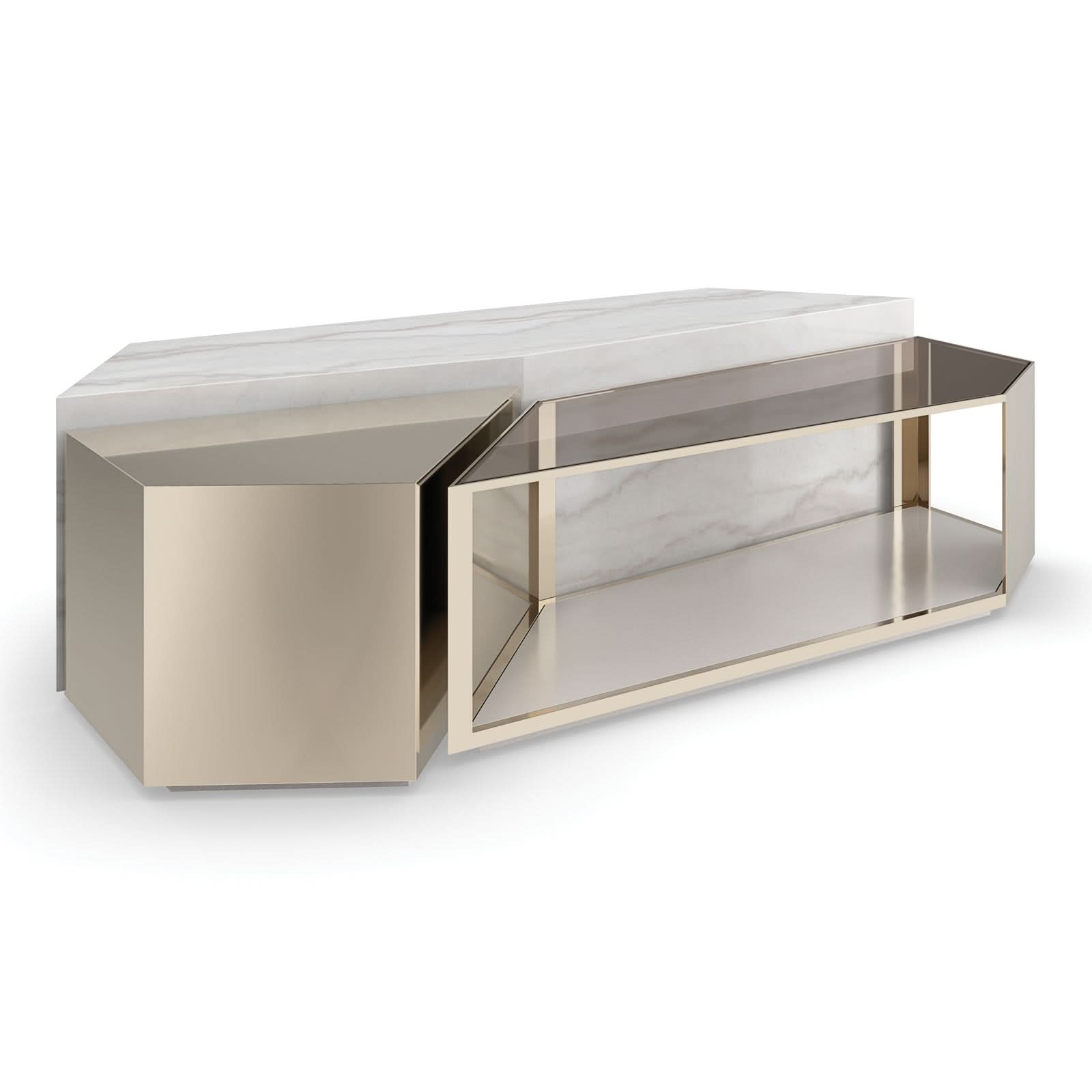 Caracole Refraction Coffee Table   Nicholas John Interiors