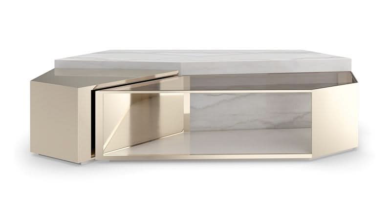 Caracole Refraction Coffee Table   Nicholas John Interiors