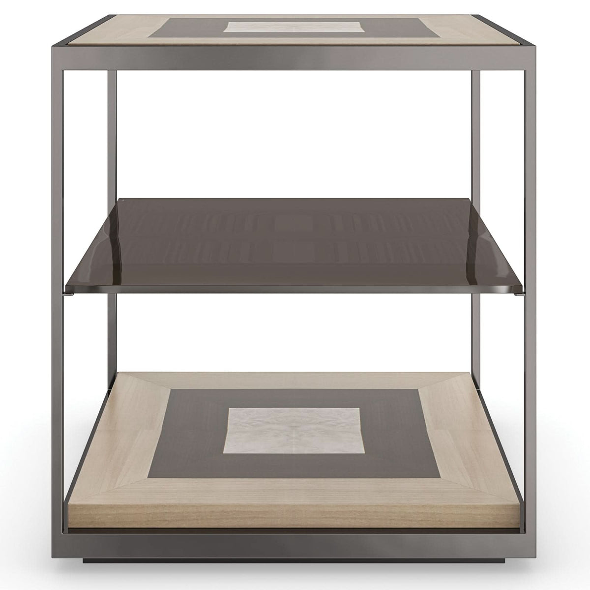 Caracole Impossible Cube Side Table   Nicholas John Interiors