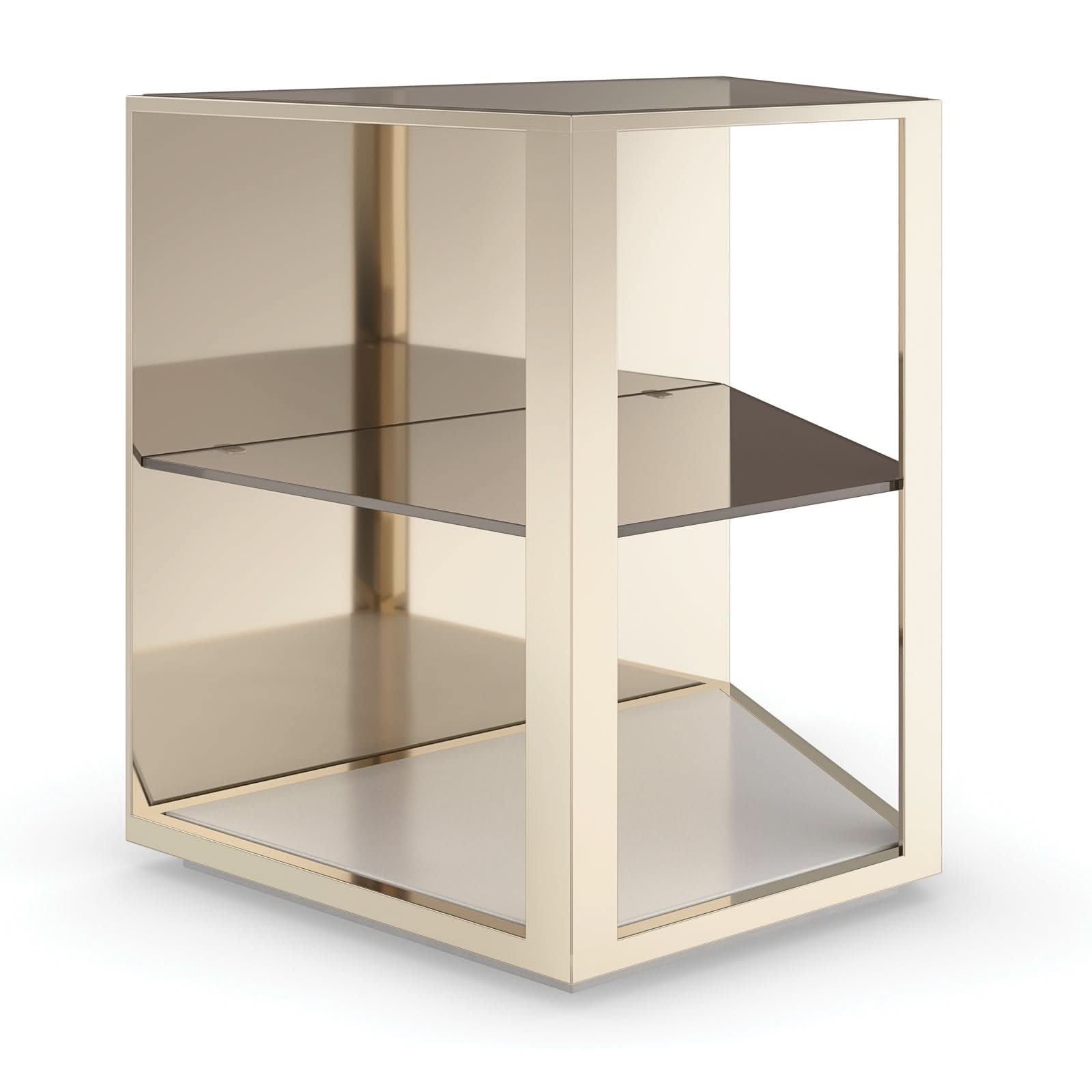 Caracole Refraction End Table   Nicholas John Interiors