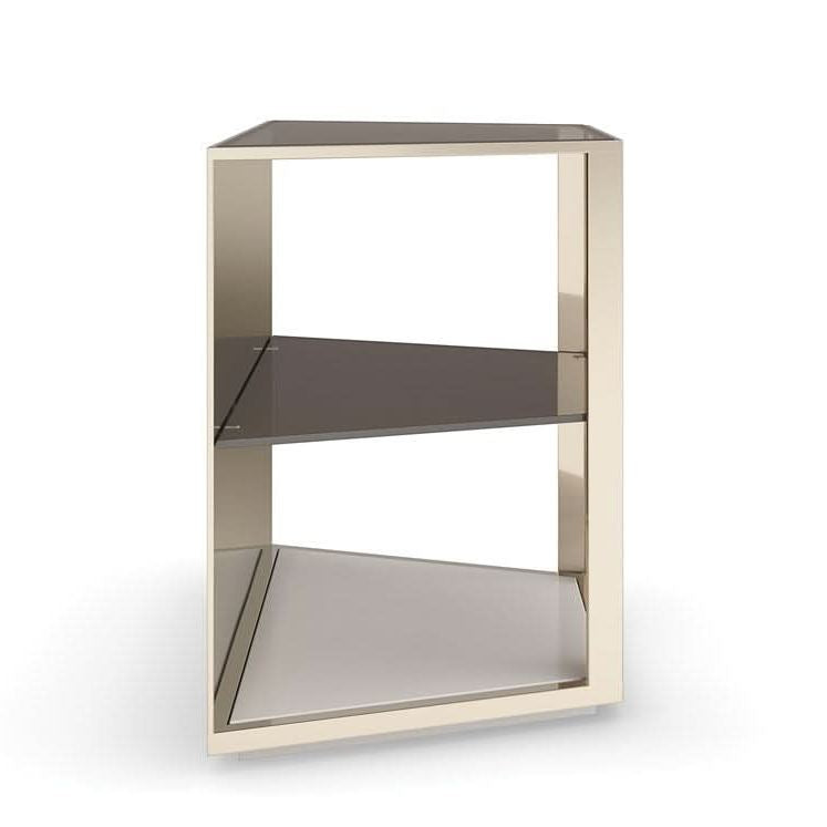 Caracole Refraction End Table   Nicholas John Interiors