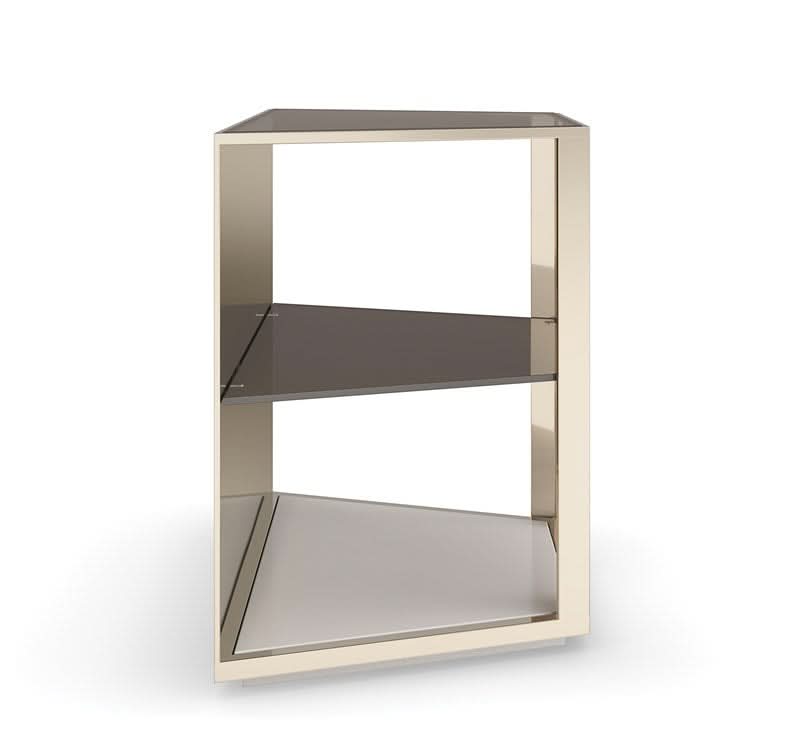 Caracole Refraction End Table   Nicholas John Interiors