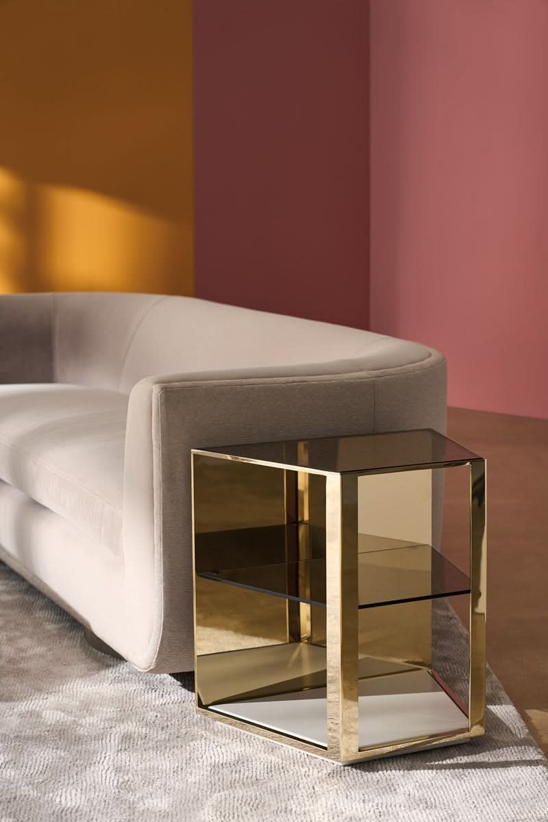 Caracole Refraction End Table   Nicholas John Interiors