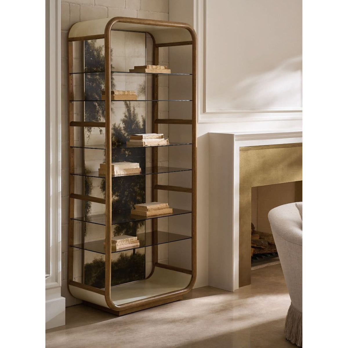 Caracole Fairmont Bookcase   Nicholas John Interiors