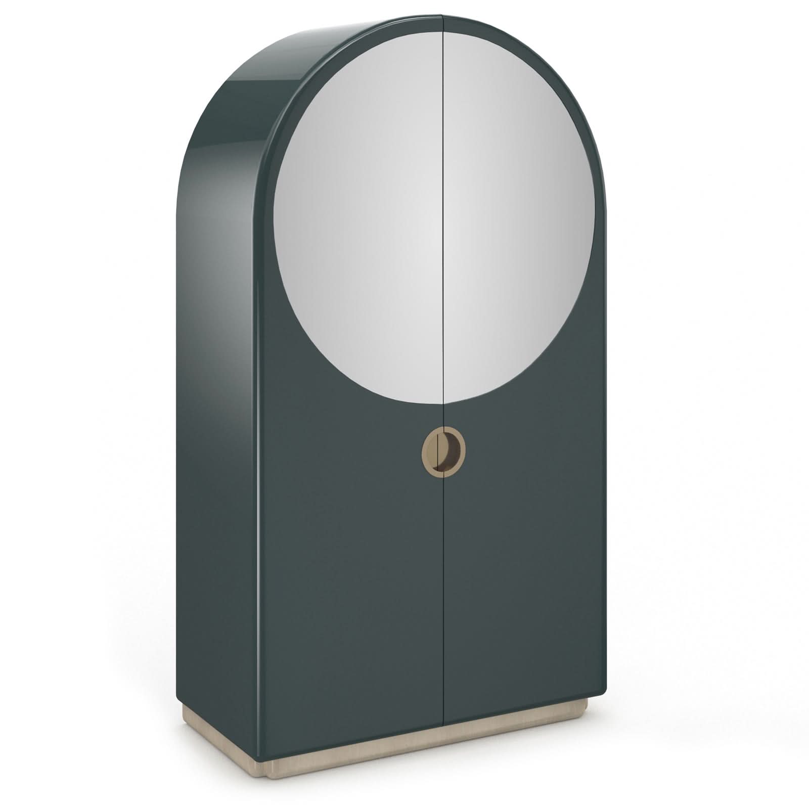 Caracole Gelee Armoire in Apatite   Nicholas John Interiors