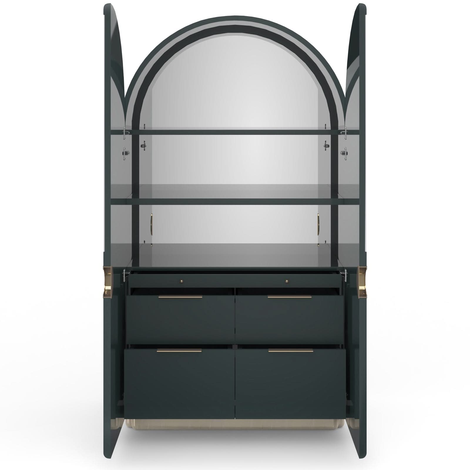 Caracole Gelee Armoire in Apatite   Nicholas John Interiors