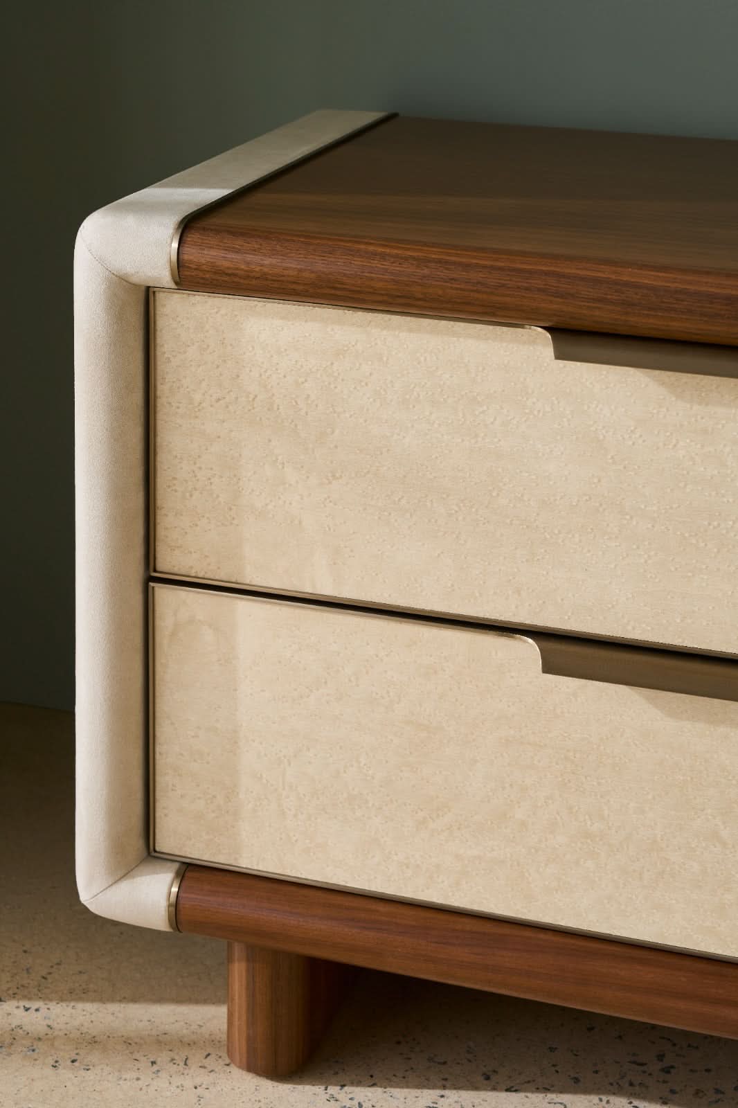 Caracole Botero Large Bedside Table   Nicholas John Interiors