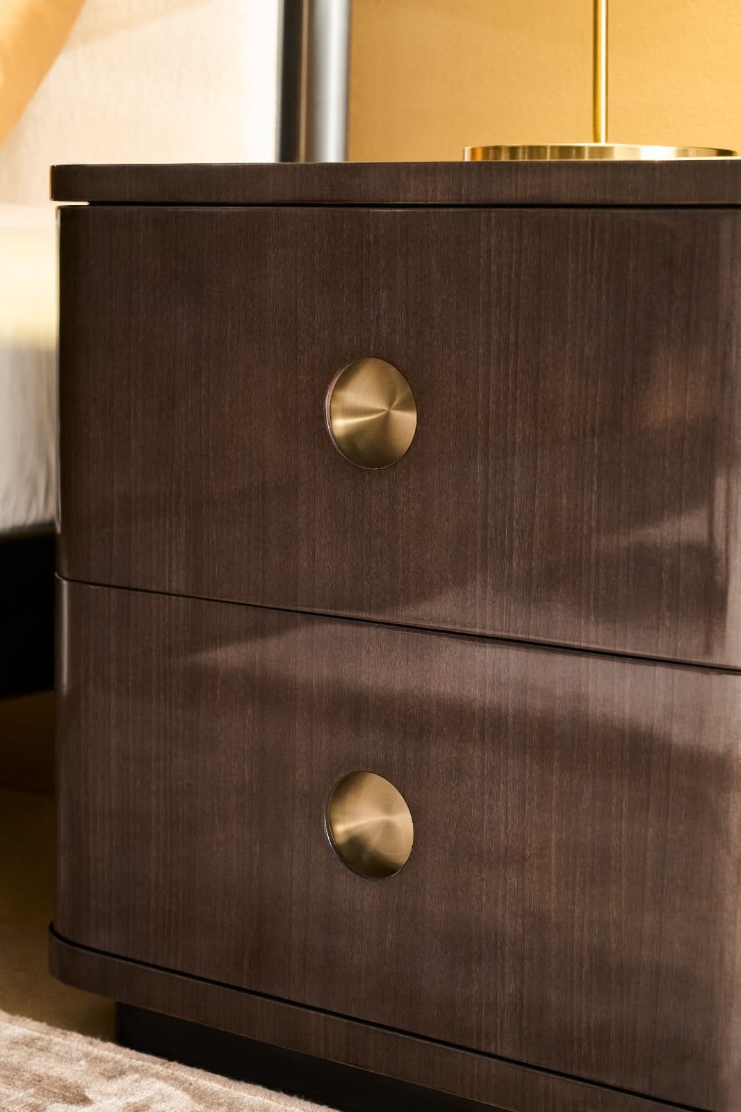 Caracole Bachelor Small Bedside Table   Nicholas John Interiors