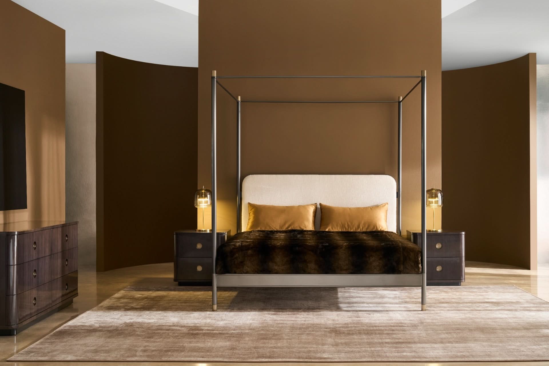Caracole Bachelor Small Bedside Table   Nicholas John Interiors