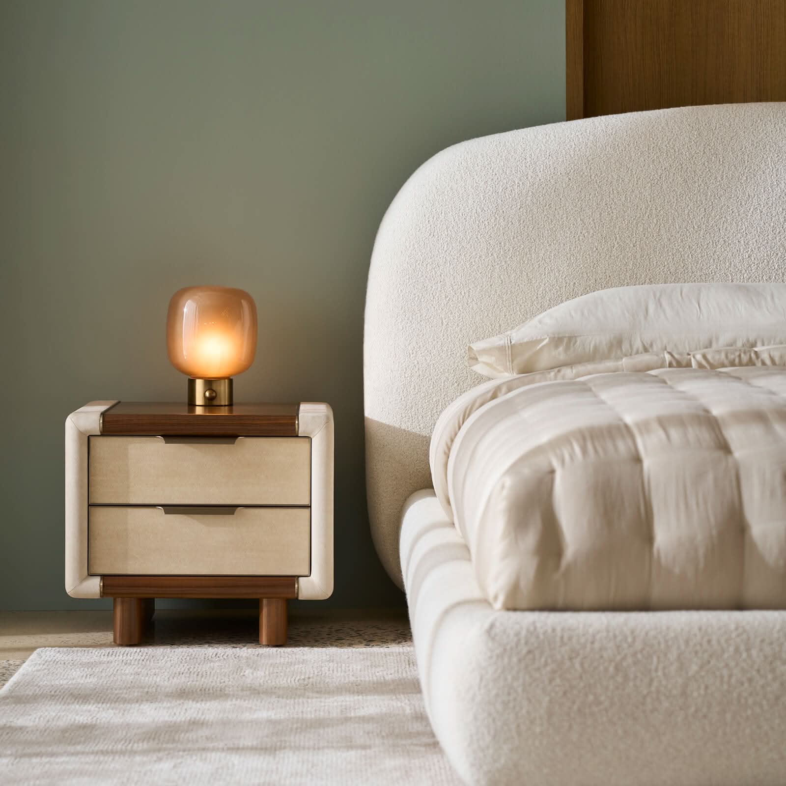 Caracole Botero Bedside Table - Small   Nicholas John Interiors