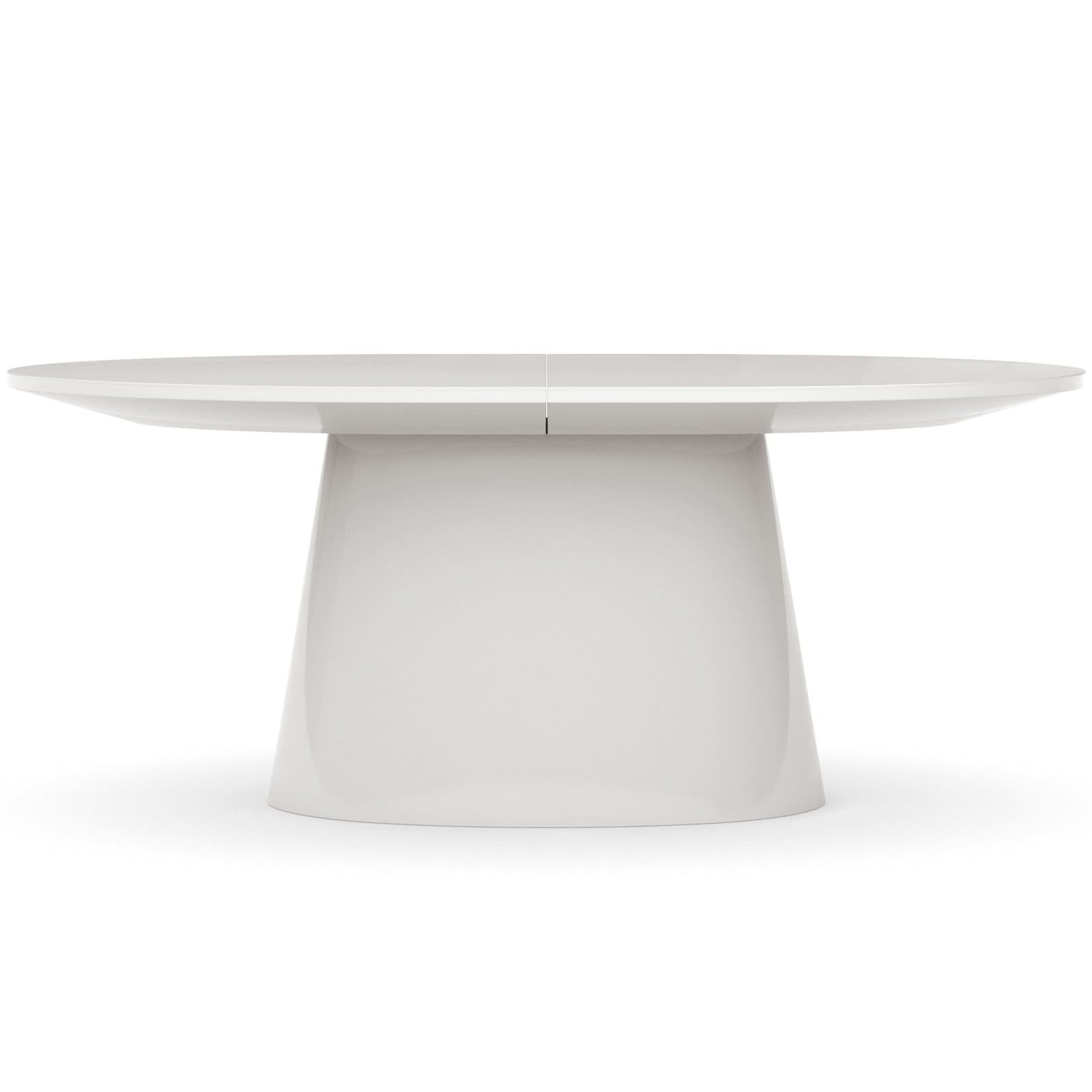 Caracole Paragon Extending Dining Table in Blanc - 188-290cm   Nicholas John Interiors