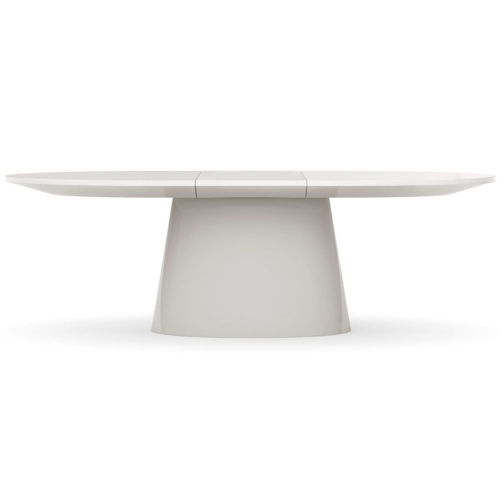 Caracole Paragon Extending Dining Table in Blanc - 188-290cm   Nicholas John Interiors