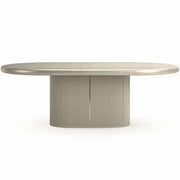 Caracole Love Extending Dining Table in Oracle - 223-345cm   Nicholas John Interiors