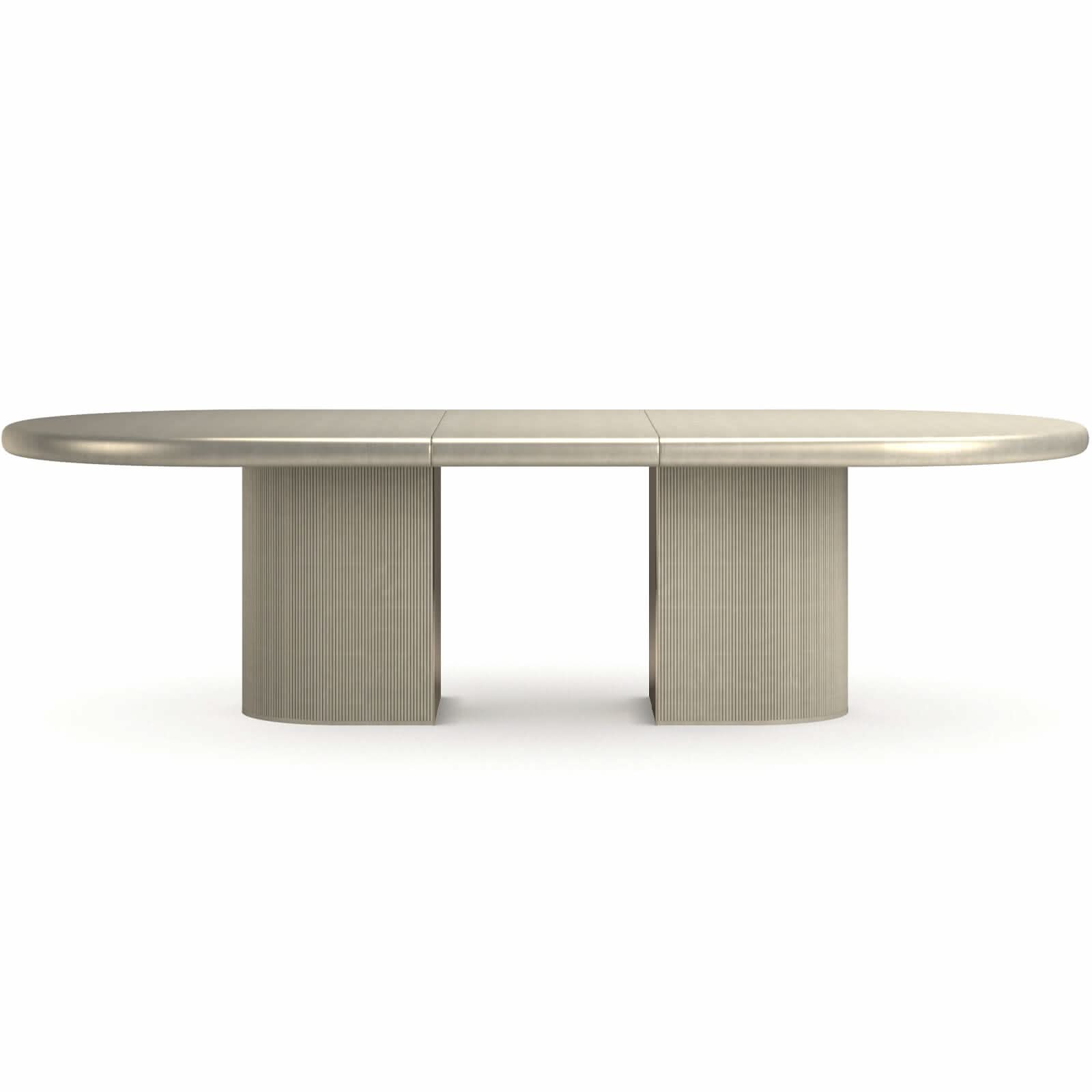 Caracole Love Extending Dining Table in Oracle - 223-345cm   Nicholas John Interiors