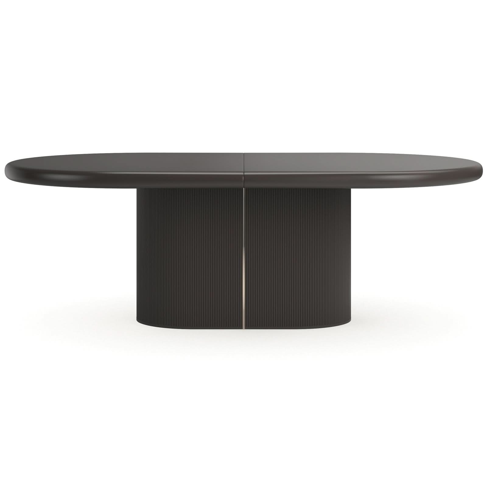 Caracole Love Extending Dining Table in Dark Chocolate  - 233-345cm   Nicholas John Interiors