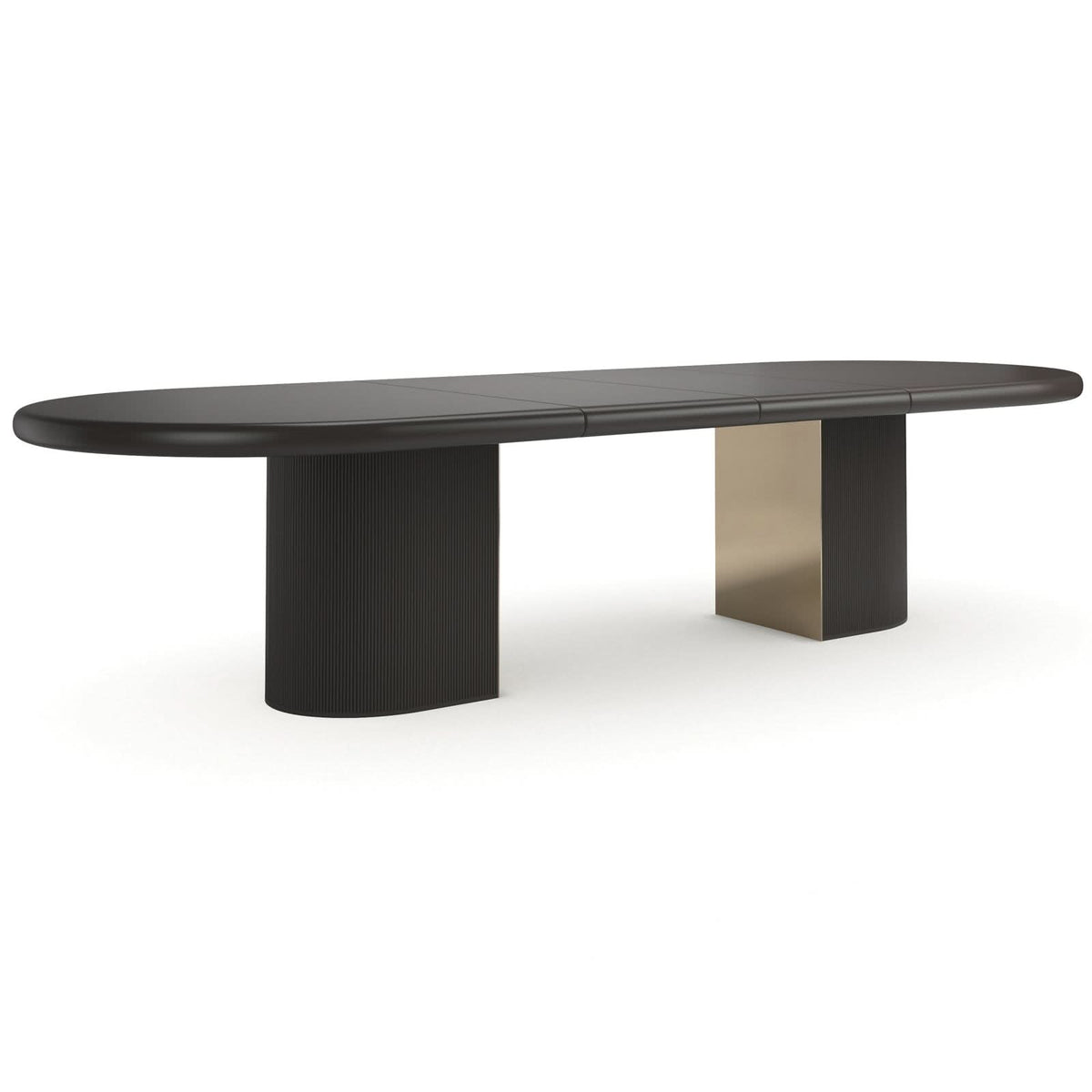 Caracole Love Extending Dining Table in Dark Chocolate  - 233-345cm   Nicholas John Interiors