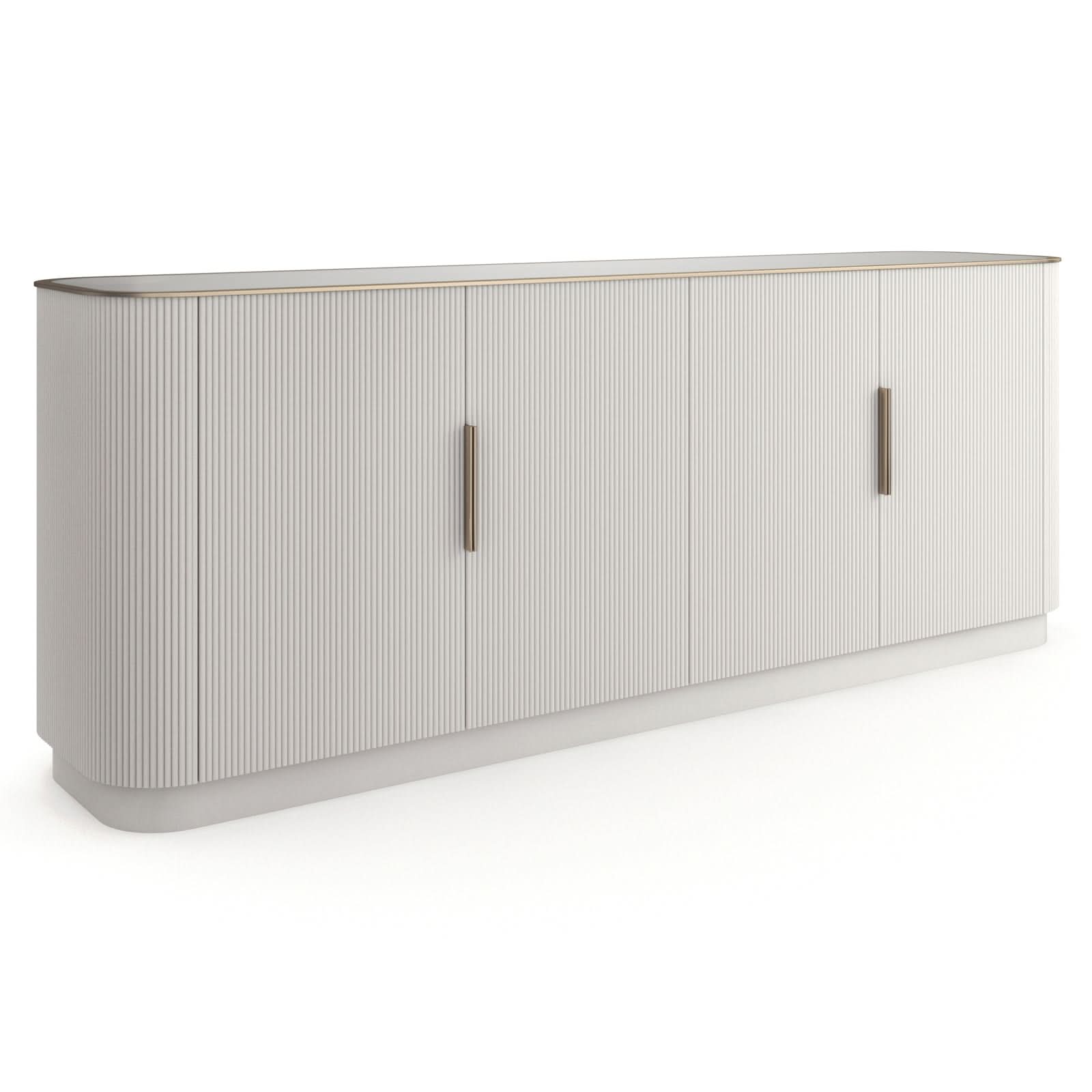 Caracole Love Sideboard in Matte Pearl   Nicholas John Interiors