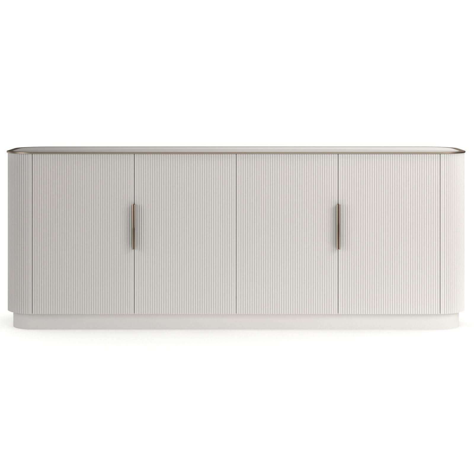 Caracole Love Sideboard in Matte Pearl   Nicholas John Interiors