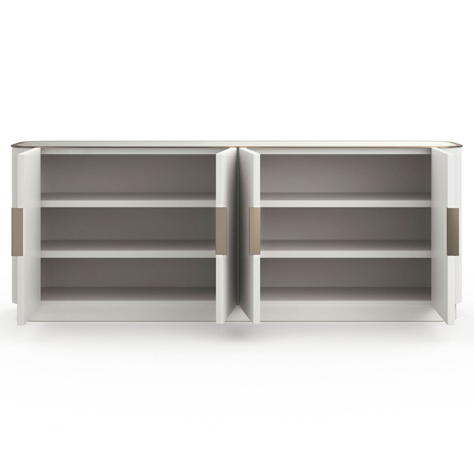 Caracole Love Sideboard in Matte Pearl   Nicholas John Interiors