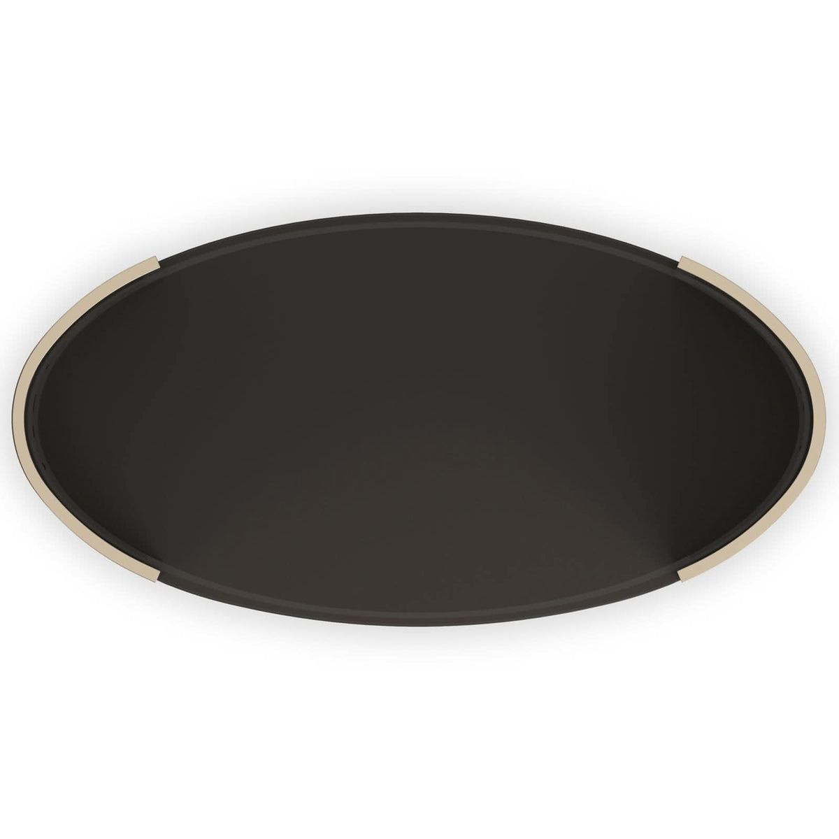 Caracole Love Oval Coffee Table in Dark Chocolate