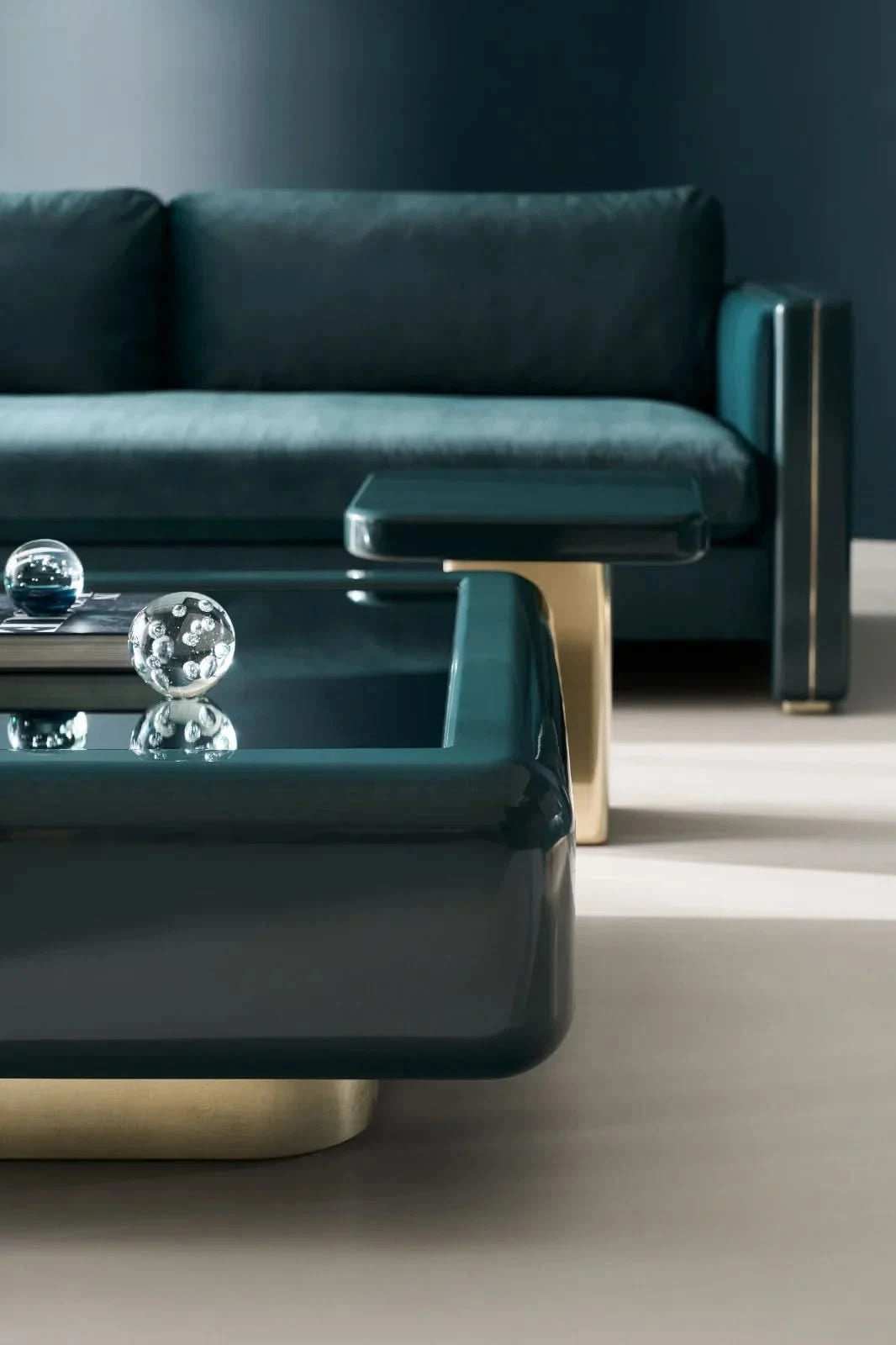 Caracole Gelee Coffee Table in Apatite   Nicholas John Interiors